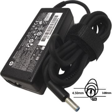 HP Napajalnik 65W, 19,5V 4,5x3,0 mm, originalni