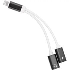 PremiumCord Adapter Lightning na 3,5-milimetrski zvočni priključek + polnjenje z Lightning