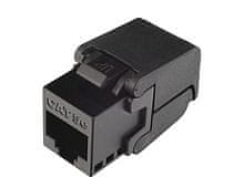 Solarix Keystone CAT5E UTP RJ45 črna samorezalna