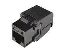 Solarix Keystone CAT6 UTP RJ45 črna samorezalna