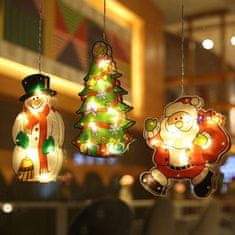Volino Božični LED obesek za na steklo VP-EL Santa