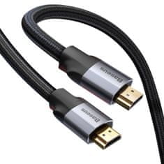 BASEUS Kabel HDMI 2.0 Enjoyment Series, 4K, 3D, 5 m (črna/siva)