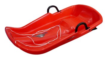 Plastkon Twister plastični bob - rdeč