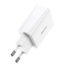 BASEUS Baseus Speed Mini hitri polnilec, USB-C, PD, 3A, 20W (bela)