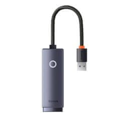 BASEUS Baseus Lite Series USB-omrežni adapter RJ45, 1000Mbps (siv)