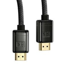 BASEUS Kabel HDMI 2.1 High Definition Series, 8K 60 Hz, 3D, HDR, 48 Gb/s, 1 m (črn)