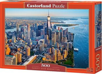 Castorland Puzzle Sončni zahod nad Manhattnom 500 kosov