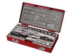 Fortum Vtična glava MULTI-LOCK, nastavljeno 19ks, 1/4"