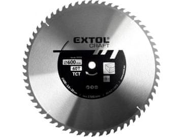 Extol Craft Žagin list z rezili SK, O 600x3,8x30mm, 60T