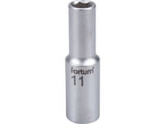 Fortum Vtična glava podaljšan 1/2", 11mm, L 77mm, 61CrV5