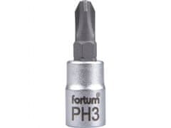 Fortum Vtična glava 1/4" križišče, PH 3, L 37mm
