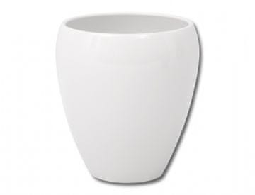 eoshop Pokrov za cvetlični lonec LUNA ORHIDEJA MODERNO keramični sijajni d14x16cm