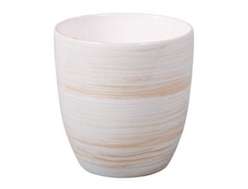 eoshop Pokrov za cvetlični lonec KODNI TRAK keramični sijajni d20x21cm