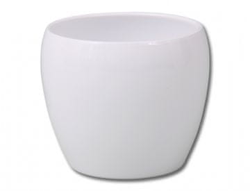 Luna Pokrov za cvetlični lonec ISLAND METALIKA keramika d13x11cm
