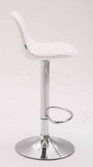 Kiel barski stoli (SET 2 kosa), umetno usnje, belo