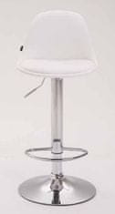 BHM Germany Kiel barski stoli (SET 2 kosa), umetno usnje, belo