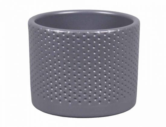 NOHEL GARDEN Pokrov za cvetlični lonček KAKTUS ZEUS DOTS keramika mat d10x9cm