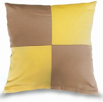 Ariatex Prevleka za blazino KUBA rumeno/frape 40x40 saten