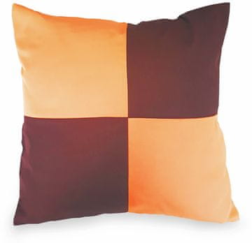 Ariatex Prevleka za blazino KUBA oranžna/rjava 40x40 saten