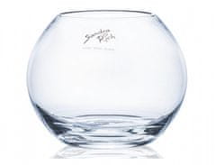Krogla GLOBE steklena ročna izdelava d12x10cm