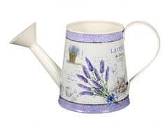 NOHEL GARDEN Čajnik LAVENDER DE PROVENCE kovinski d11x24x12cm