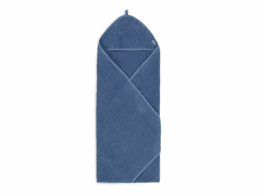 Jollein Brisača s kapuco frotir 75x75 cm Jeans modre