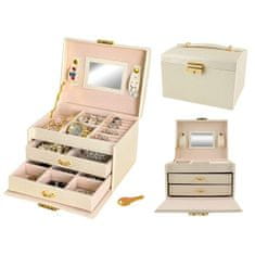 MG Jewelery Box škatla za nakit, béžová