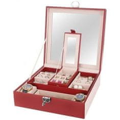 MG Jewelery Box škatla za nakit, červená