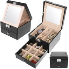 MG Jewelery Box škatla za nakit, čierna