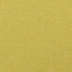 Vidaxl Vzmetnica z žepkasto vzmetjo zelena 140x190x20 cm blago