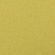 Vidaxl Vzmetnica z žepkasto vzmetjo zelen 140x200x20 cm blago