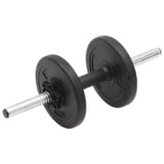 Vidaxl Komplet uteži in palic 30 kg
