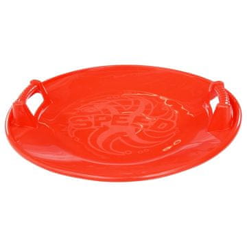 Vidaxl Krožnik za sankanje rdeč 66,5 cm PP