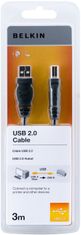 USB 2.0 kabel A-B, standardna serija, 3,0 m