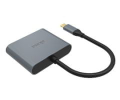 Akasa - Adapter Type-C z dvojnim HDMI MST