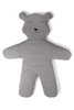 Igraj odejo medved medvedek Jersey Grey 150cm