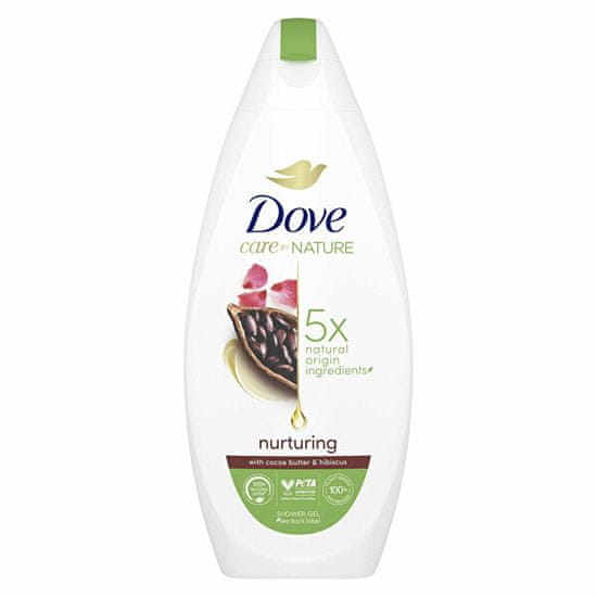 Dove Negovalni gel za prhanje s Cocoa Butter in hibiskusom (Shower Gel)