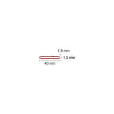 D.RECT Gumica 1,5x1,5 mm premera 25 mm 1000 g MEŠANICA barv