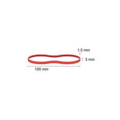 D.RECT Gumica 1,5x3 mm premera 60 mm 1000 g rdeča