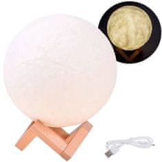 JOKOMISIADA Nočna lučka Moon Light 3D 18cm ZA3826
