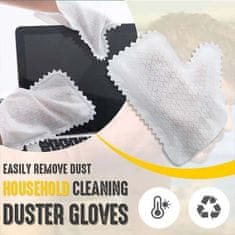 Netscroll 20x univerzalne rokavice za čiščenje, rokavice za čiščenje prahu in nesnage, suho/mokro čiščenje, idealne za avto armaturo, občutljive monitorje, računalnike, TV, smart tablice, telefone, DustGloves