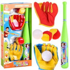 JOKOMISIADA Baseball Bat Balls Gloves Baseball Set Sp0626