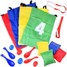 JOKOMISIADA Kinderparty Jumping bags eggs spoons SP0568