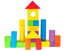 JOKOMISIADA Fabulous Colourful Foam Blocks 100elem. Za1274