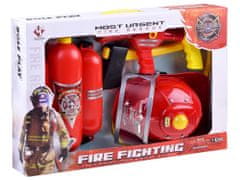 JOKOMISIADA Firefighter's kit helmet light sound fire gasilni aparat ZA1678
