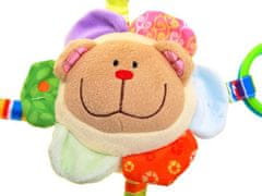 JOKOMISIADA Fluffy Teddy Bear Stroller Cot Pendant ZA1823