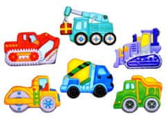 JOKOMISIADA Do It Yourself Construction Vehicles Magnet Set ZA2871