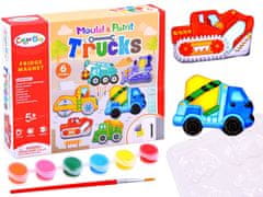 JOKOMISIADA Do It Yourself Construction Vehicles Magnet Set ZA2871