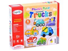 JOKOMISIADA Do It Yourself Construction Vehicles Magnet Set ZA2871