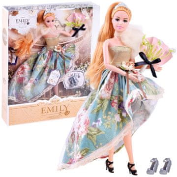 JOKOMISIADA Emily Lutka v plesni obleki z elegantnimi čevlji ZA3136